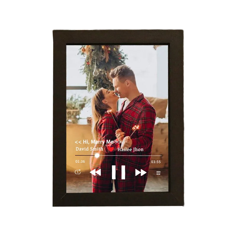 Photo Frame with Music Custom Whole Song Frame Personalized Music Player (Can Play Whole Song)