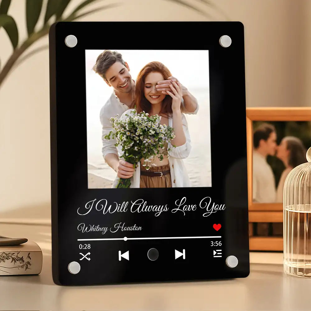Customized Acrylic Musical Photo Frame