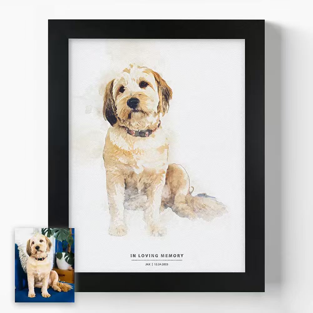 Watercolor Pet Portrait