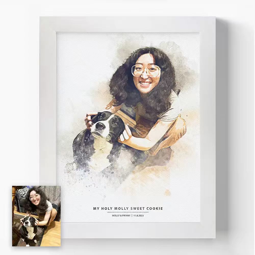 Watercolor Pet Portrait