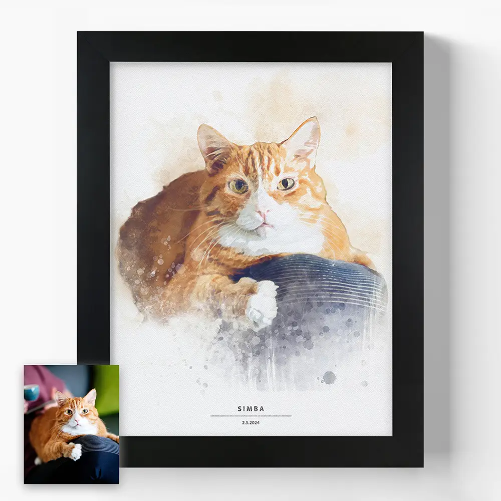 Watercolor Pet Portrait