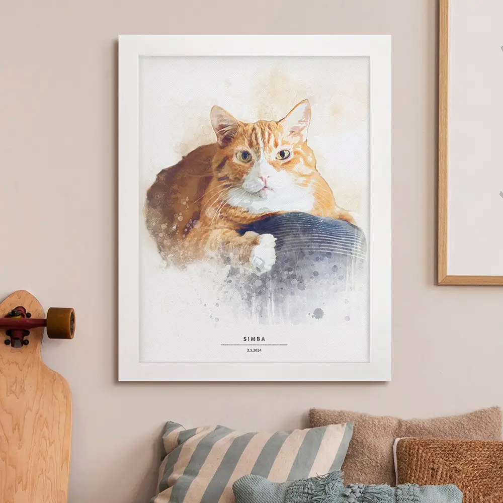 Watercolor Pet Portrait