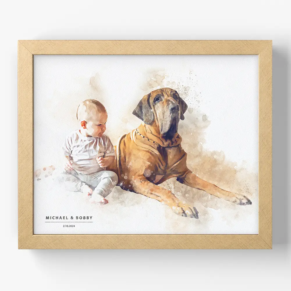 Watercolor Pet Portrait
