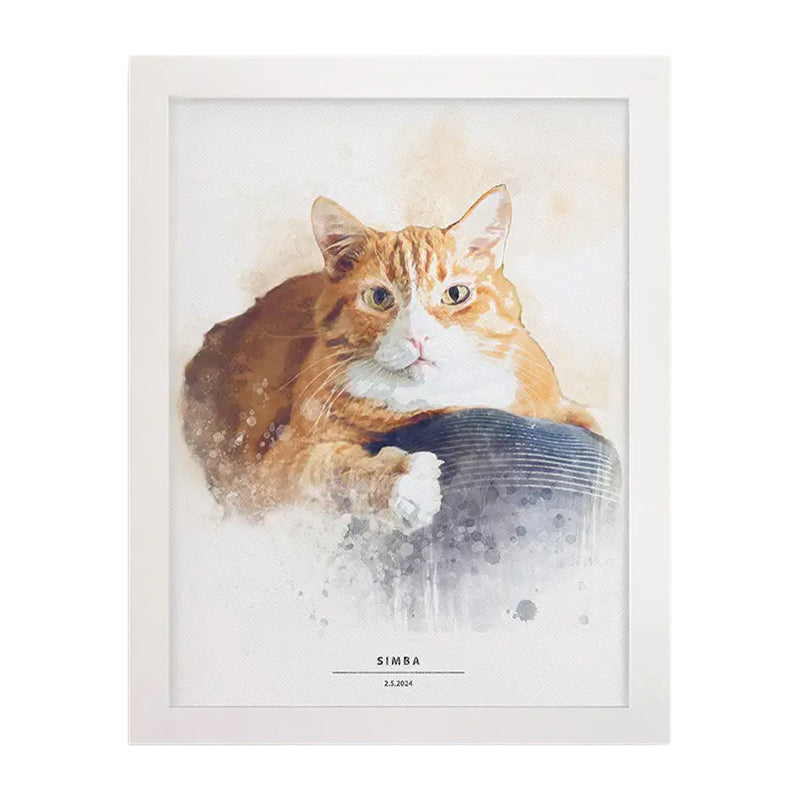 Watercolor Pet Portrait