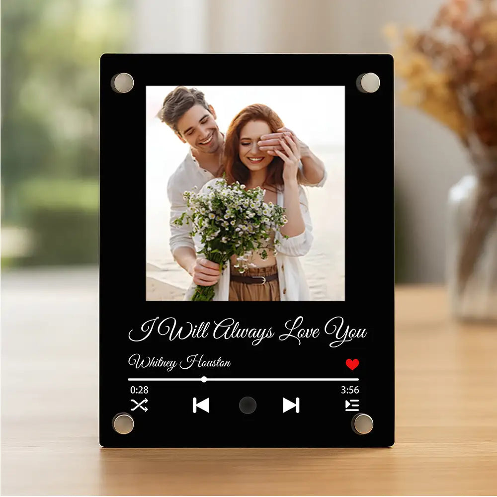 Customized Acrylic Musical Photo Frame