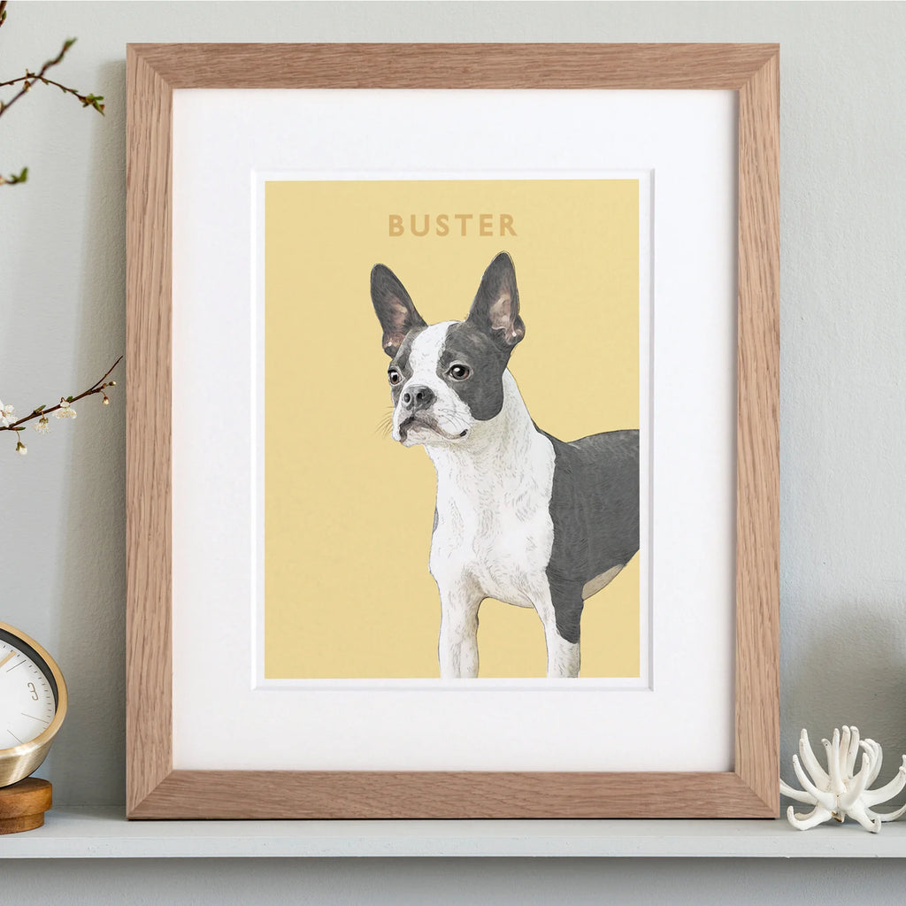Watercolor Pet Painting Photo