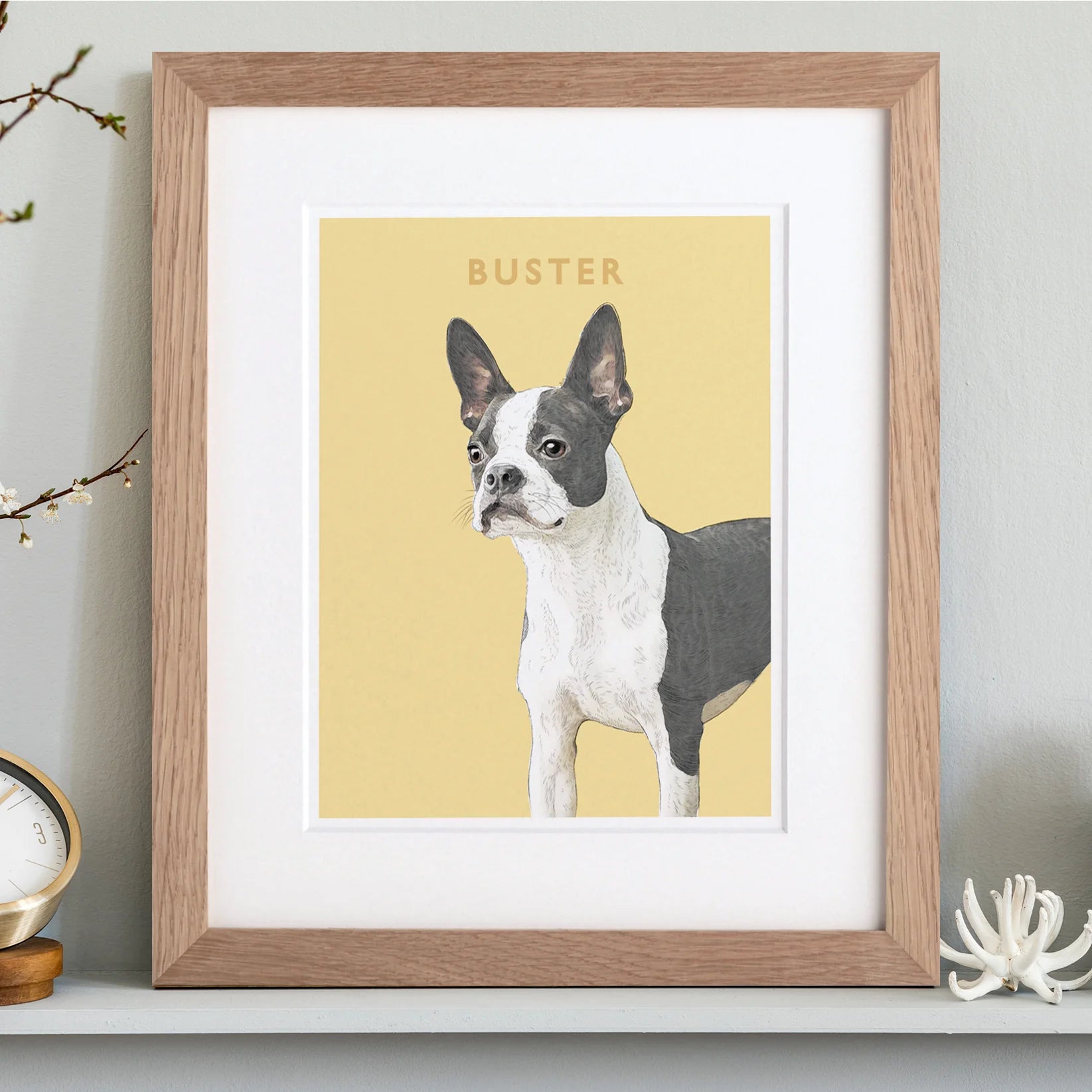 Watercolor Pet Painting Photo