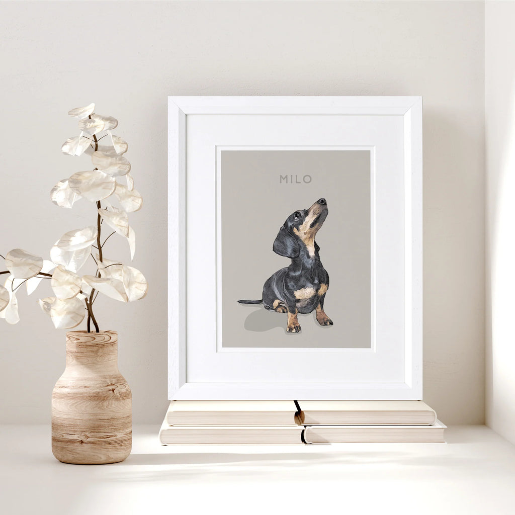 Watercolor Pet Painting Photo