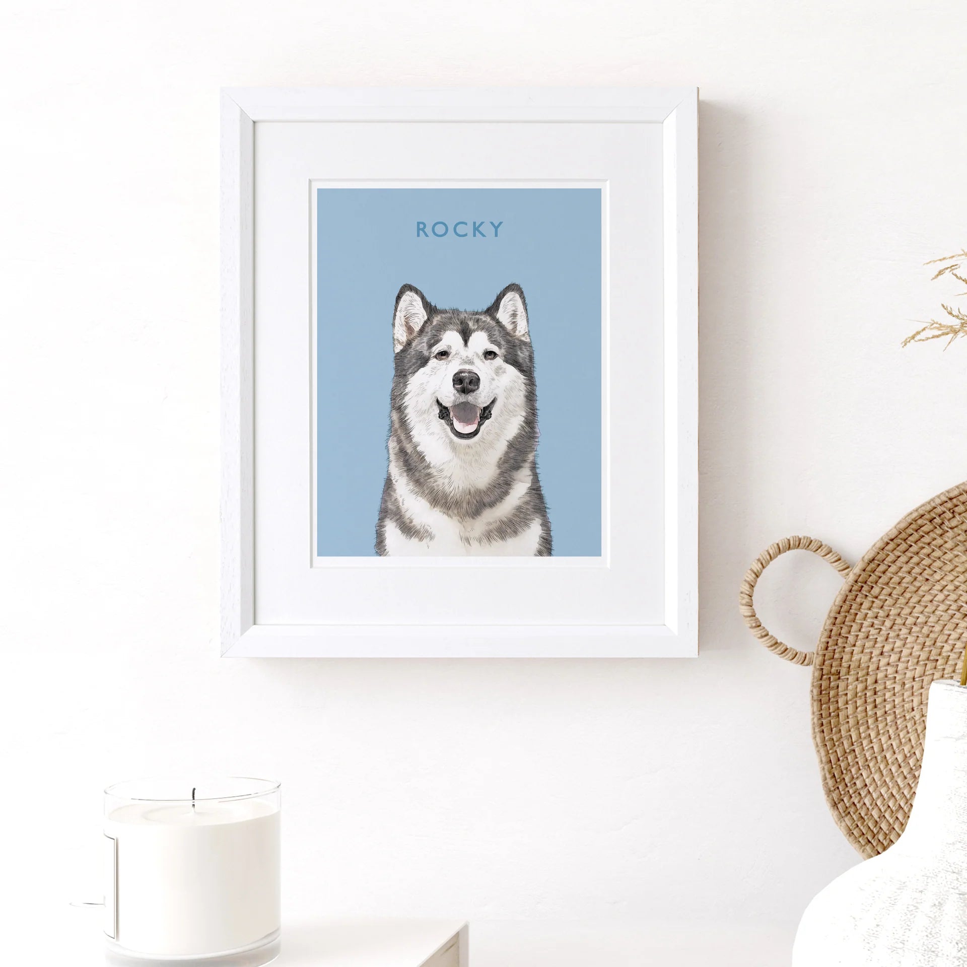 Watercolor Pet Painting Photo