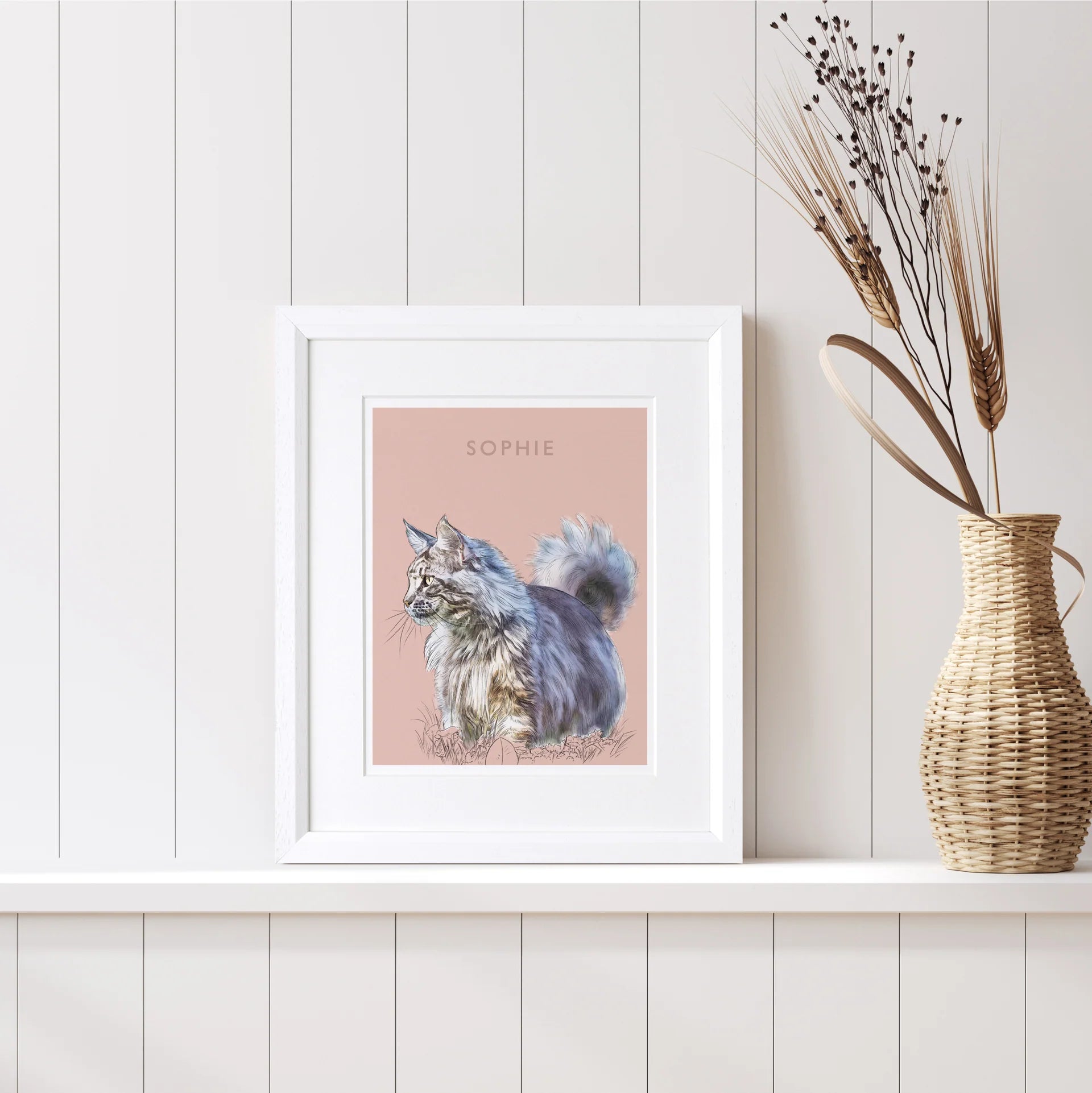 Watercolor Pet Painting Photo