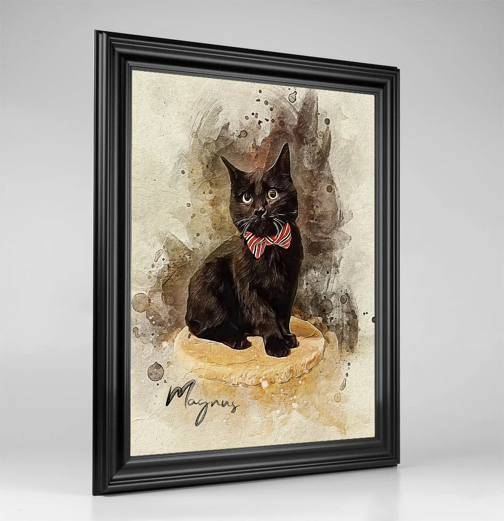 Personalized Cat Photo Frame