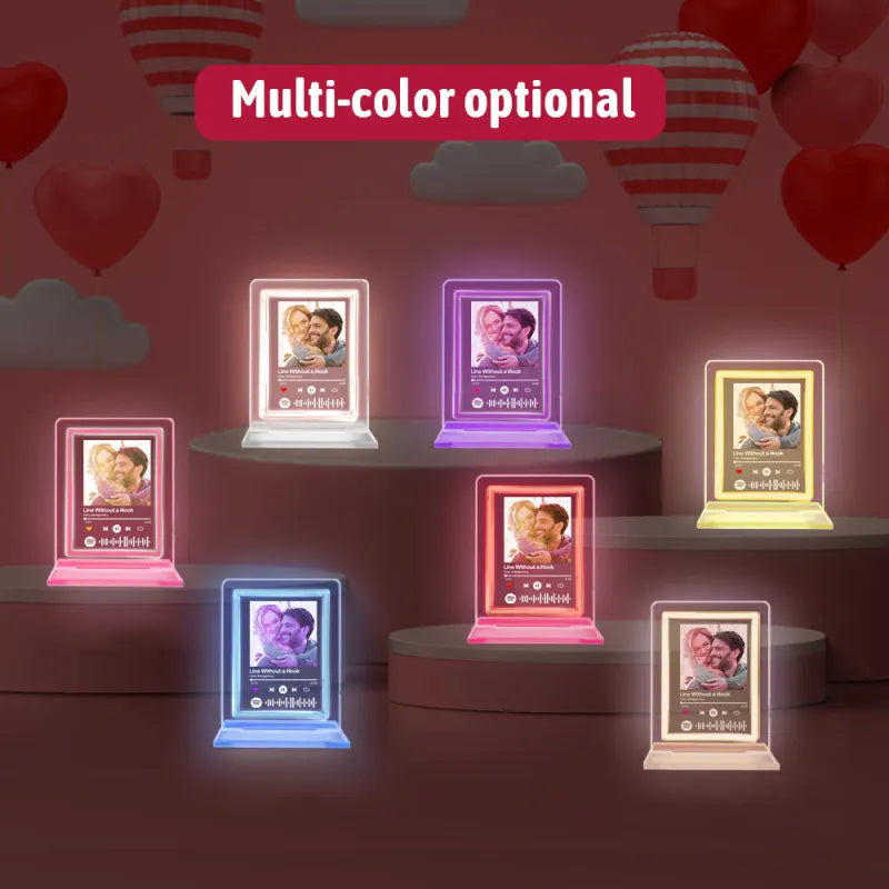 Custom Personalized Musical Nightlight Photo Frame