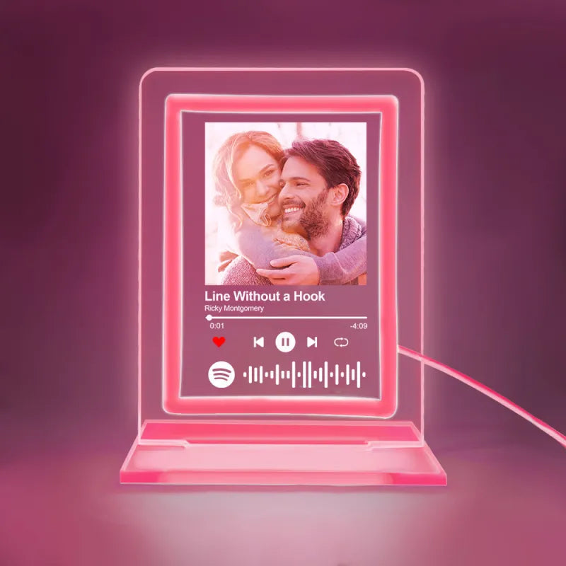 Custom Personalized Musical Nightlight Photo Frame