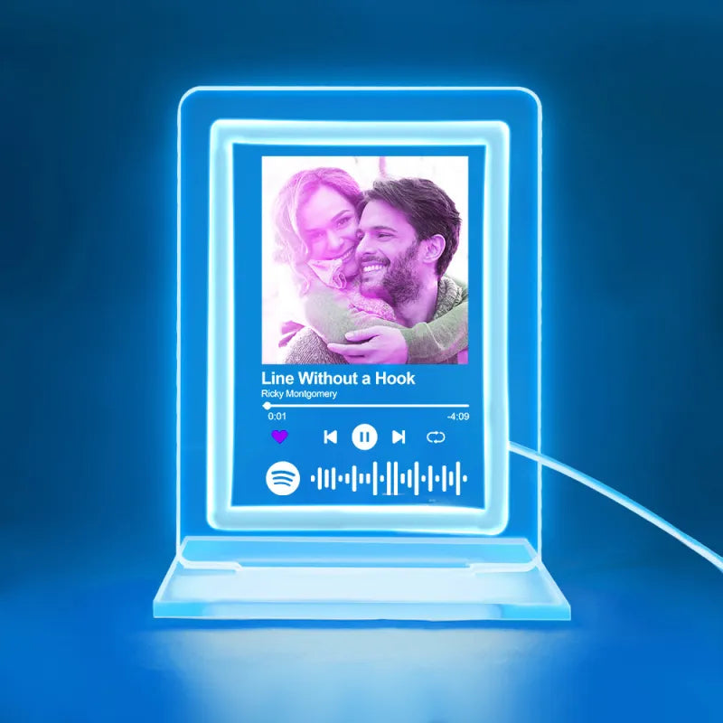 Custom Personalized Musical Nightlight Photo Frame