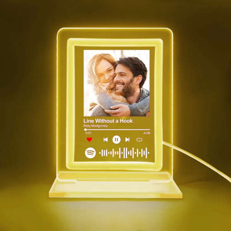 Custom Personalized Musical Nightlight Photo Frame