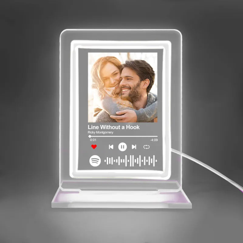 Custom Personalized Musical Nightlight Photo Frame