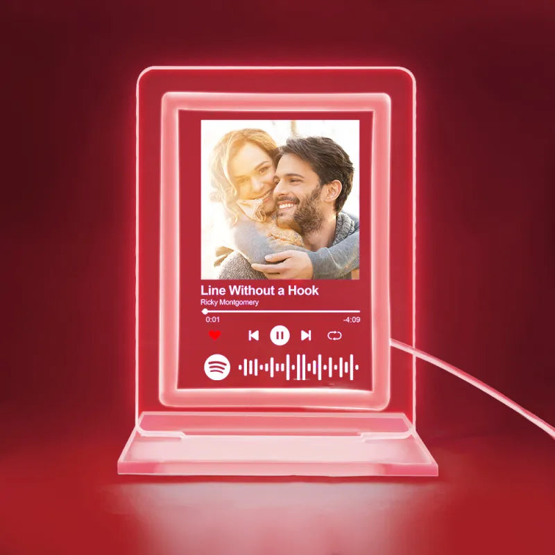 Custom Personalized Musical Nightlight Photo Frame