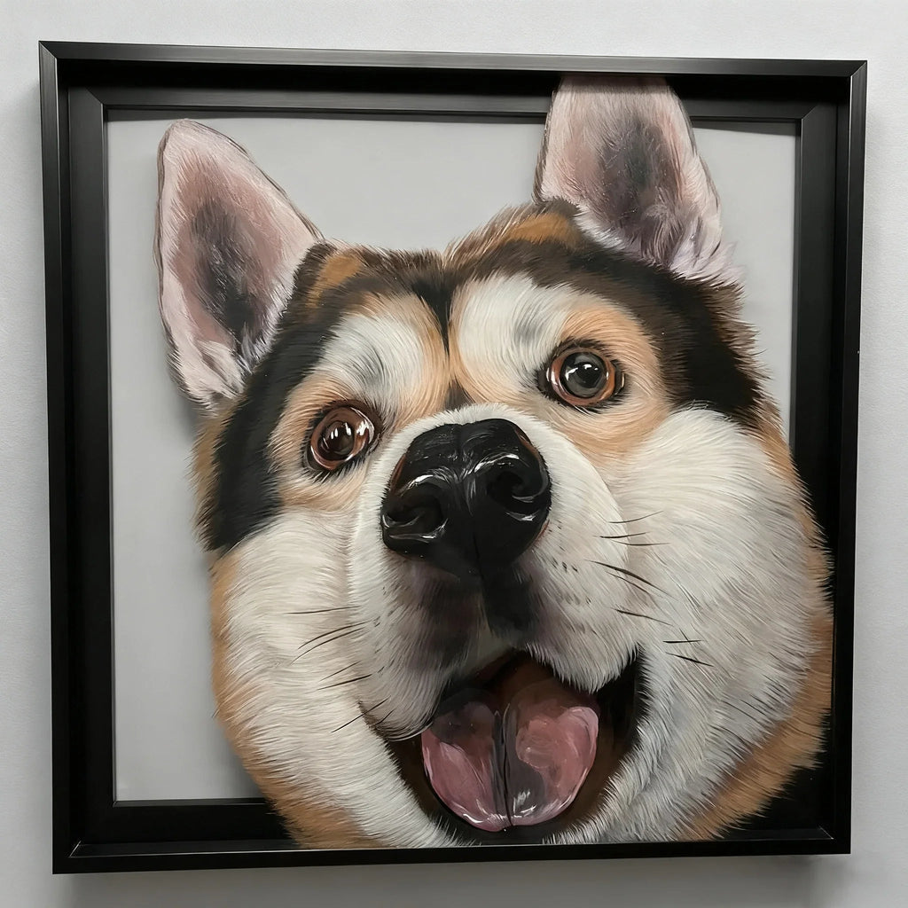 Custom 3D Pet Six - Layer Craftsmanship - Frameza Artworks