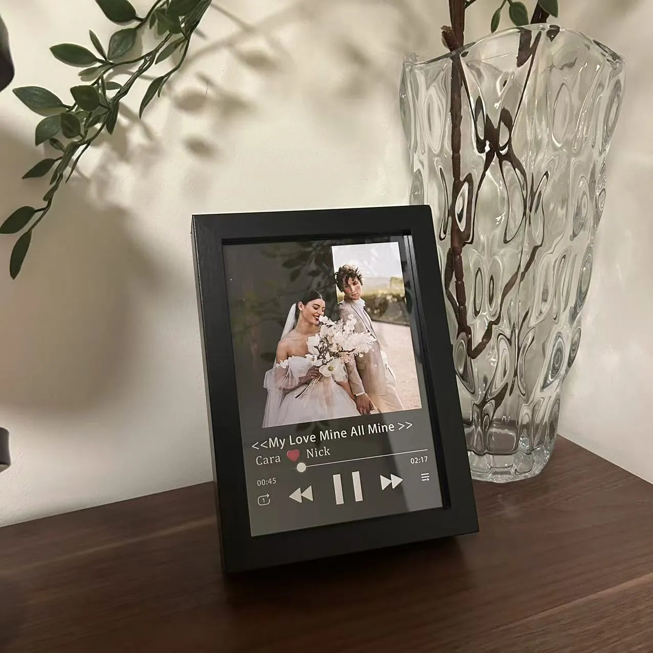 Photo Frame with Music Custom Whole Song Frame Personalized Music Player (Can Play Whole Song)
