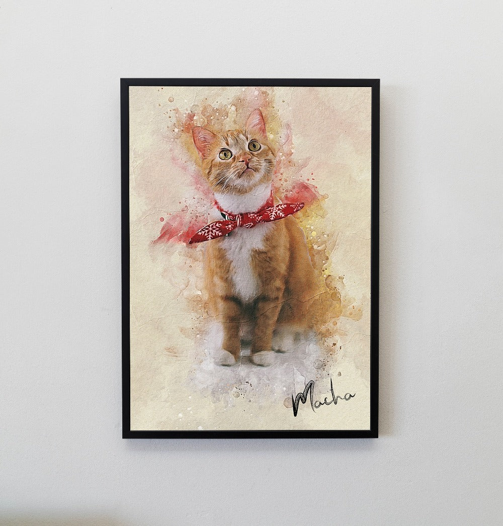 Personalized Cat Photo Frame