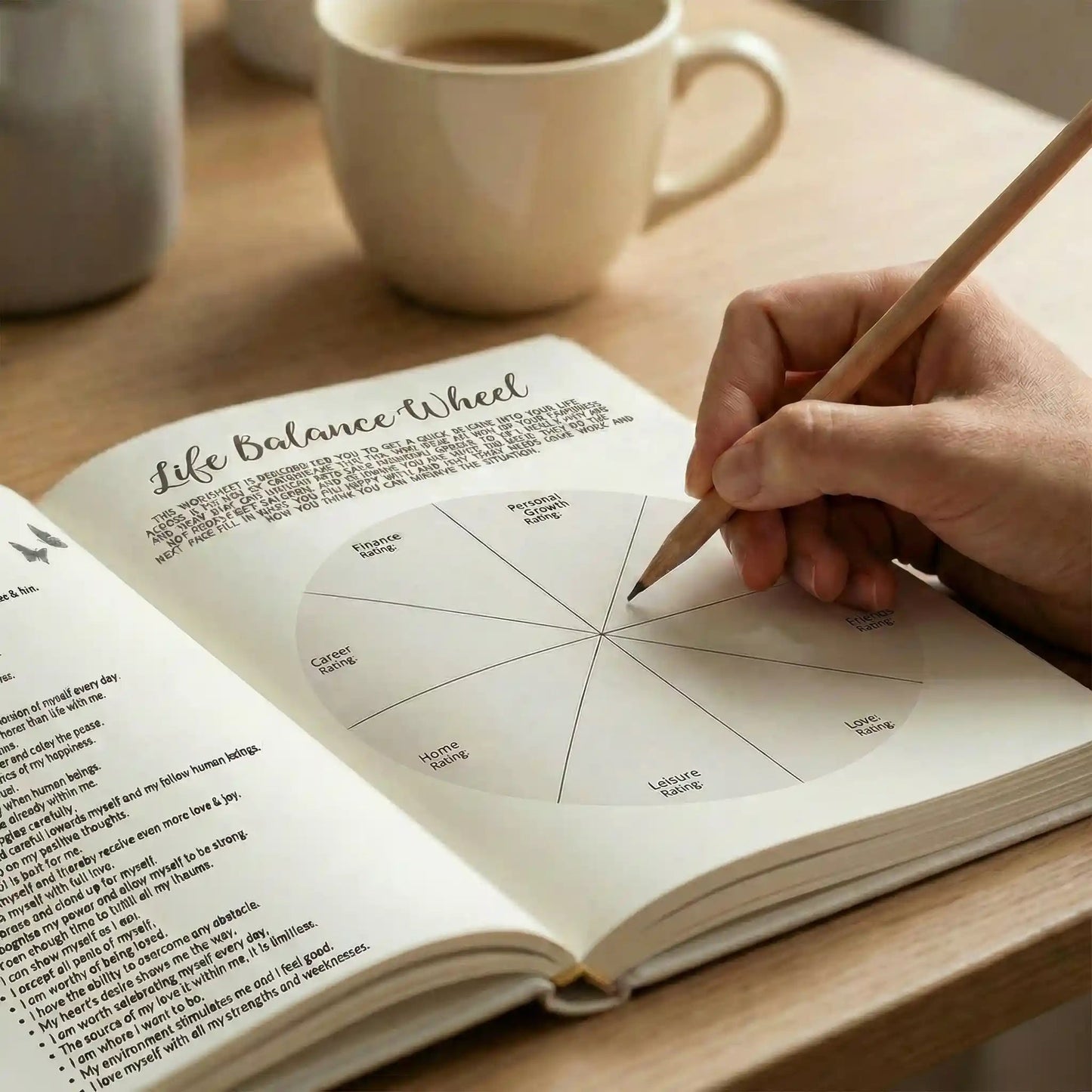 My Daily Self - Care Journal: Life on Purpose - Frameza Art