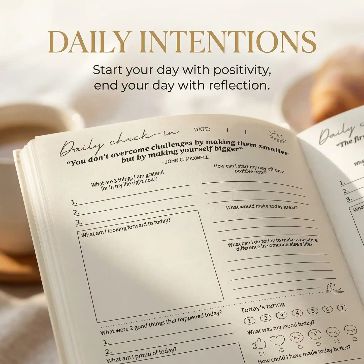 My Daily Self - Care Journal: Life on Purpose - Frameza Art