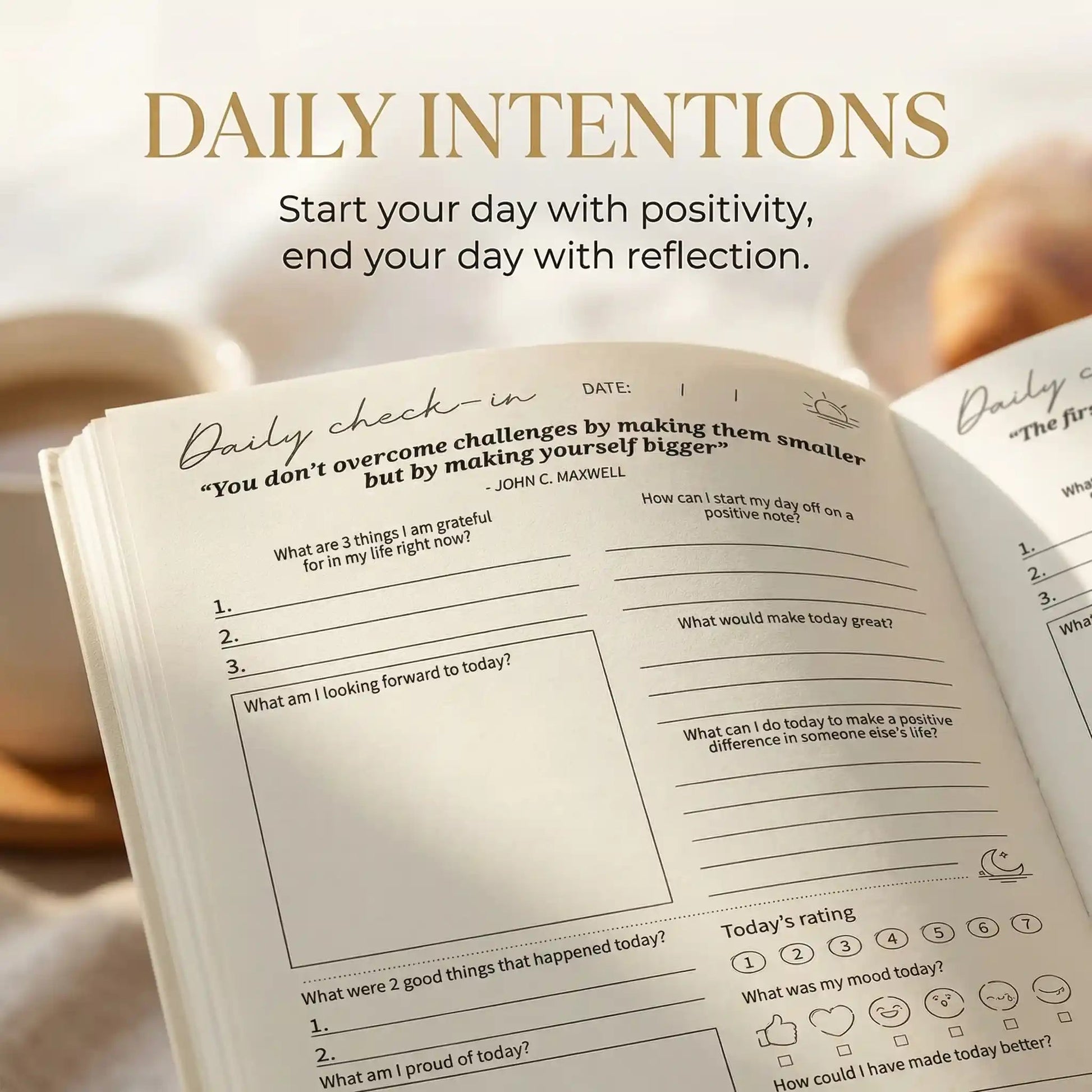 My Daily Self - Care Journal: Life on Purpose - Frameza Art