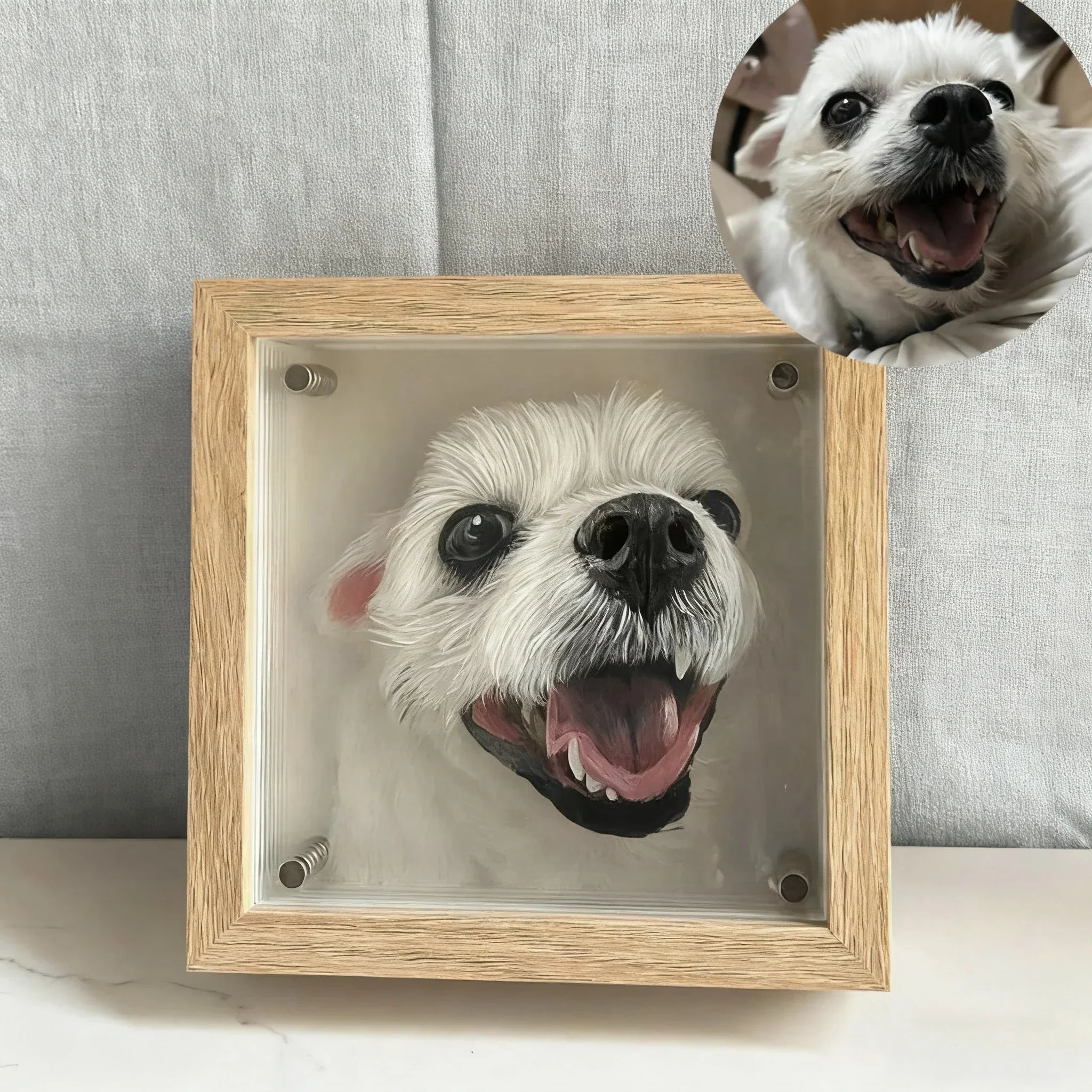 Personalized 3D Glass Art Compact Commemorative Gifts - Frameza Artworks