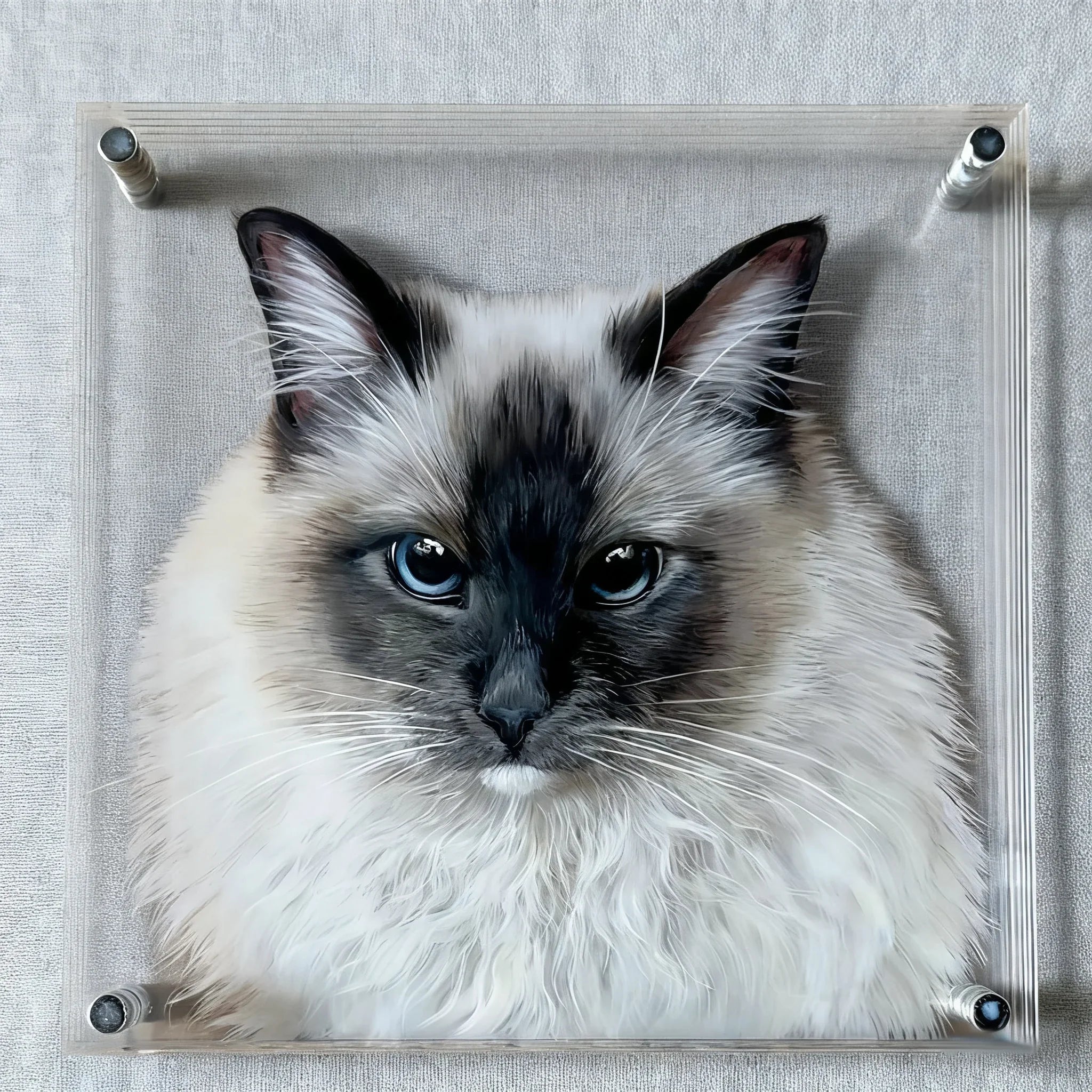 Personalized 3D Glass Art Compact Commemorative Gifts - Frameza Artworks