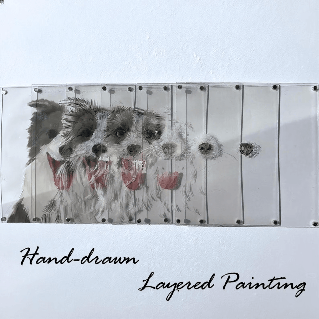 Pet Acrylic Triple Photo Frame - Frameza Artworks