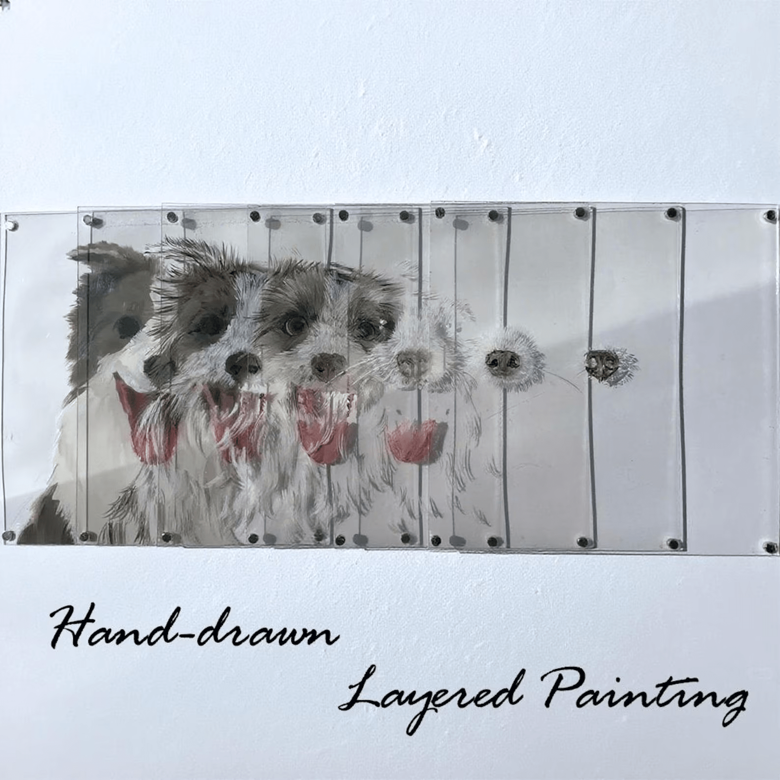 Pet Acrylic Triple Photo Frame - Frameza Artworks